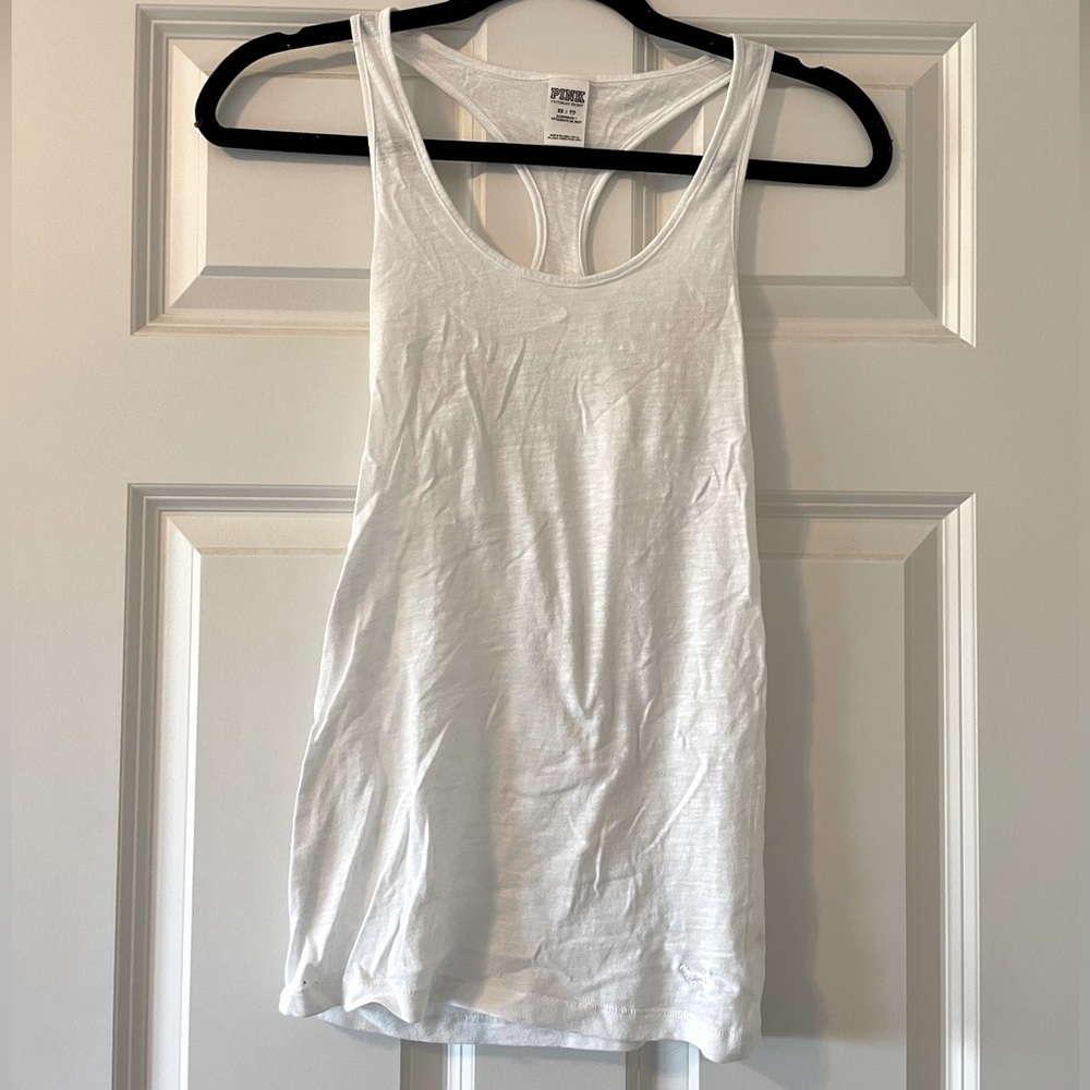 White tank from Victoria’s Secret PINK